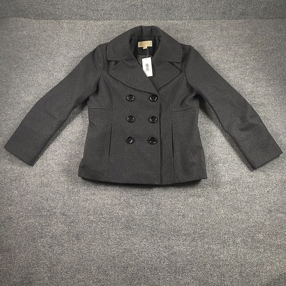 Vintage Michael Kors Mens Button Up Gray Jacket Size Large NWT